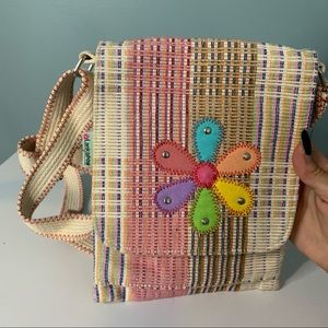 MULTICOLORED SHOULDER STRAP BAG